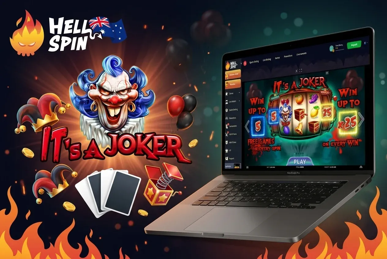 It's a Joker pokie by Felix Gaming at HellSpin
